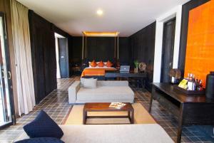 Posezení v ubytování Aruntara Riverside Boutique Hotel