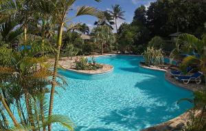 Young Island Resort内部或周边的泳池