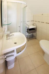 Vonios kambarys apgyvendinimo įstaigoje Vila Domino