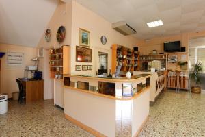 Una cocina o zona de cocina en Hotel Vannini
