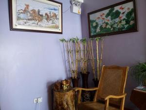 Area soggiorno di Mayon Lodging House