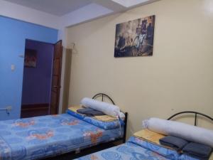 Letto o letti in una camera di Mayon Lodging House