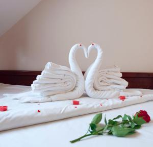 Postel nebo postele na pokoji v ubytování B&B Garestin