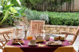 Možnosti snídaně pro hosty v ubytování La Chiocciola