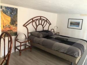 Кровать или кровати в номере Cosy studio Perpignan