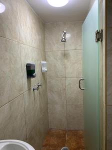 Koupelna v ubytování Hotel Tecnologico