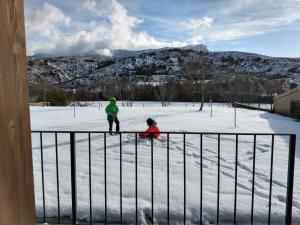 Casa Otal during the winter