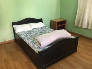 Voodi või voodid majutusasutuse Nepalaya Eco Hostel toas