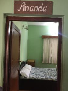 Voodi või voodid majutusasutuse Nepalaya Eco Hostel toas