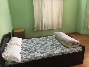 Voodi või voodid majutusasutuse Nepalaya Eco Hostel toas