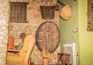 Posezení v ubytování La Mallada