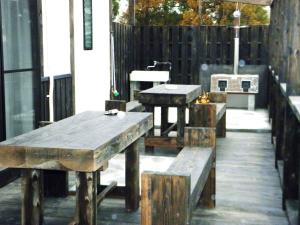 Kurokawa Mori no Cottage餐厅或其他用餐的地方