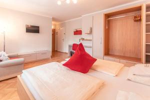 Voodi või voodid majutusasutuse Hotel Rosenvilla toas