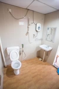 Koupelna v ubytování Hotel Comfort Inn