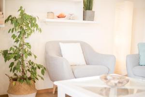 Uma área de estar em Villa Lena