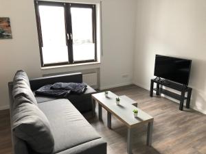 Posezení v ubytování Ferienwohnung "An der Stadtmauer"