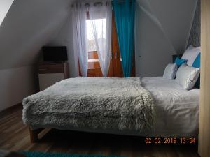 Postel nebo postele na pokoji v ubytování U Hanki