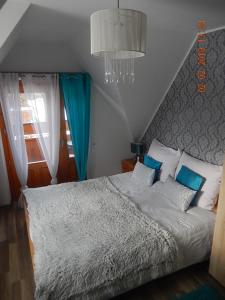 Postel nebo postele na pokoji v ubytování U Hanki