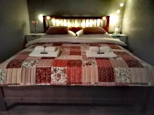 Postel nebo postele na pokoji v ubytování Apartamenty no3