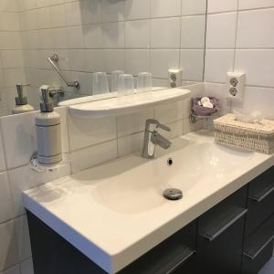 Ett badrum på Villa 't Haasduin