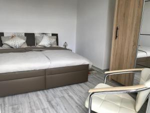 Voodi või voodid majutusasutuse Apartmány Dagmar toas