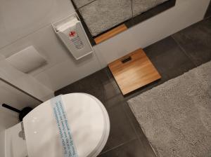 A bathroom at Belvárosi Apartmanszálló - Kiskunfélegyháza