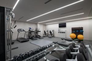 Fitness centrum a/nebo fitness zařízení v ubytování Skye Niseko