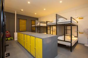 Postelja oz. postelje v sobi nastanitve Yakety Yak Hostel