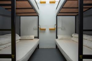 Postelja oz. postelje v sobi nastanitve Yakety Yak Hostel