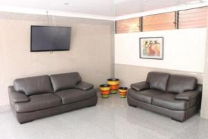 Posezení v ubytování Hoteles Bogotá Inn El Lago Country Zona Rosa