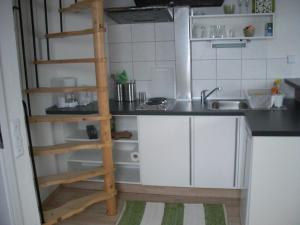 Kuchyň nebo kuchyňský kout v ubytování Ferienwohnung Misita