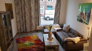 Ein Sitzbereich in der Unterkunft Altstadtloft Lüneburg