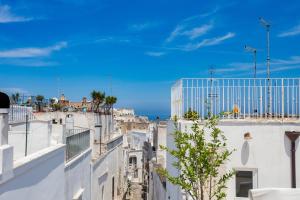 a view of the city from the roof of a building at Casa Adelia Vista Mare in Ostuni