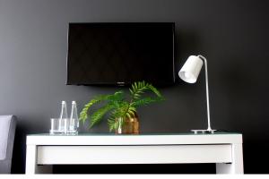 TV a/nebo společenská místnost v ubytování Arboretum Hotel