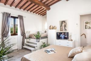 Μια τηλεόραση ή/και κέντρο ψυχαγωγίας στο Cascine Home Holidays