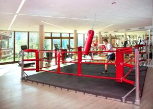 Fitness centrum a/nebo fitness zařízení v ubytování Feuriger Tatzlwurm