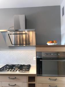 Kuchyň nebo kuchyňský kout v ubytování 4 All Apart Hotel