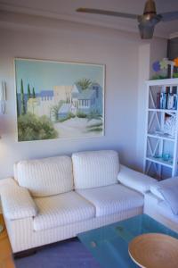 Posedenie v ubytovaní Beach & Golf seafront house Campoamor Alicante