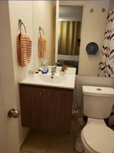 Koupelna v ubytování Apartamento Los Andes