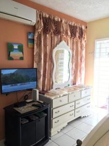 TV a/nebo společenská místnost v ubytování #D1 castle STUDIO WIFI KING bed Ocho Rios Jamaica