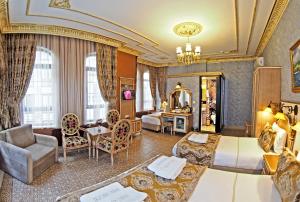 Posezení v ubytování Glamour Classic Hotel Istanbul Sirkeci
