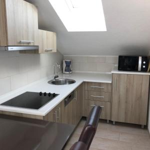 Kuchyňa alebo kuchynka v ubytovaní Apartments Villa Učka