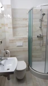 Kúpeľňa v ubytovaní Hotel Śnieżnik