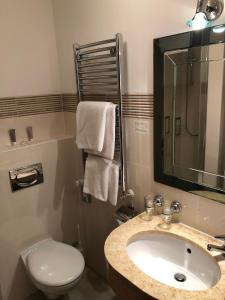 Koupelna v ubytování Hotel Ariston Prague