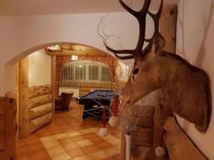 En eller flere senge i et værelse på Willa Polakówka