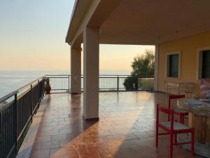 Balkón nebo terasa v ubytování La Terrazza sul Mare