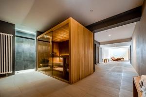 Letto o letti in una camera di Quercus Appartements contactless check-in
