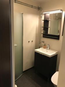Koupelna v ubytování Hotell Gamla Staden