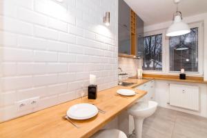 Kuchyňa alebo kuchynka v ubytovaní Apartment Platinium I