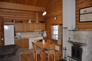 A kitchen or kitchenette at Ruokolahti Cottage